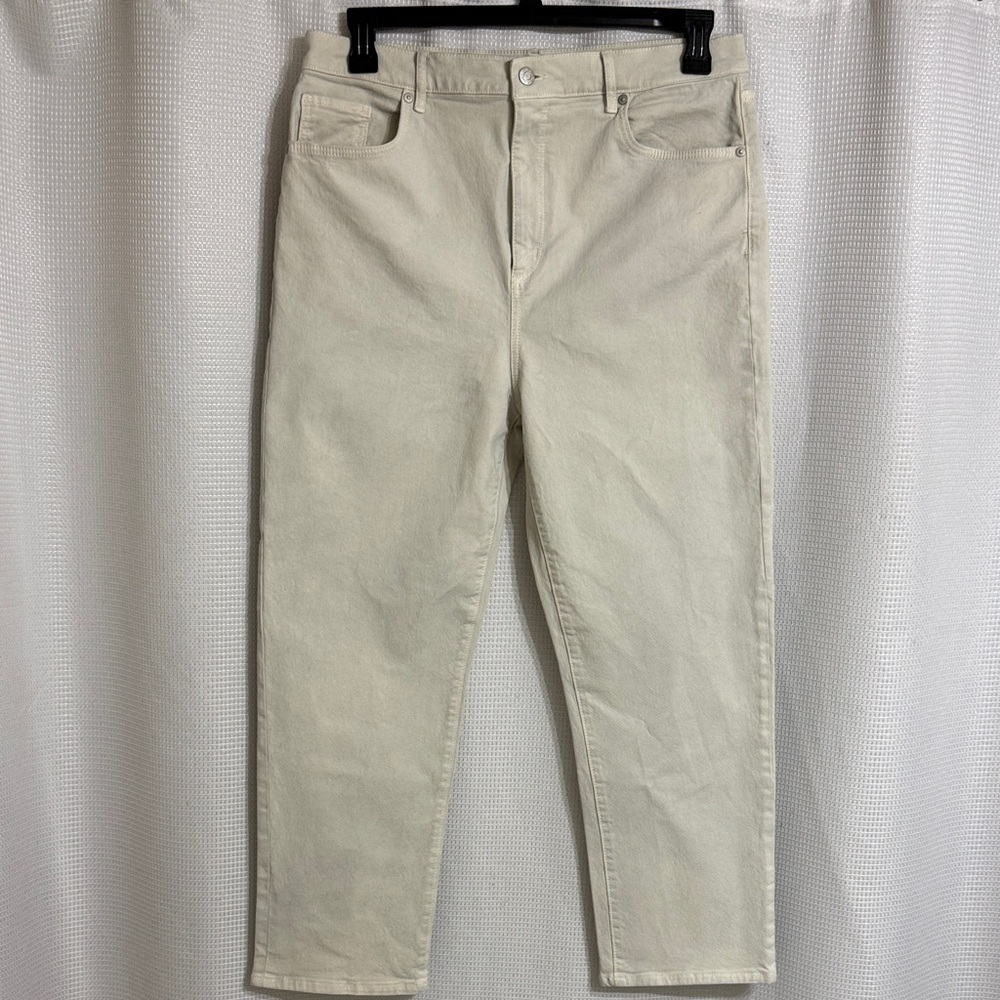 Loft wheat colored Jeans. Size 14/32